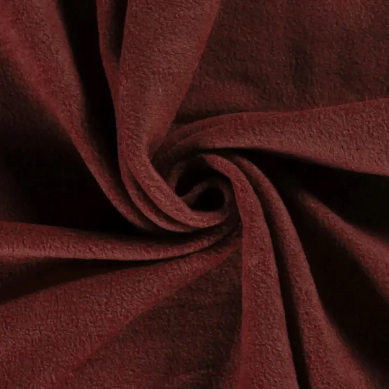 Heißes Angebot Polarfleece uni Bordeaux 1236